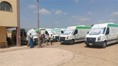 صحة الإسماعيلية تستقبل 452 مواطنًا في قافلة أبوصوير الطبية
