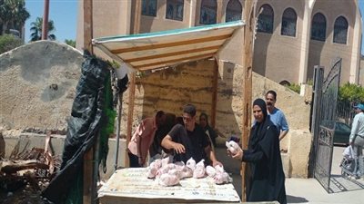 محلية الخارجة توفر الدجاج بـ 100 جنيه