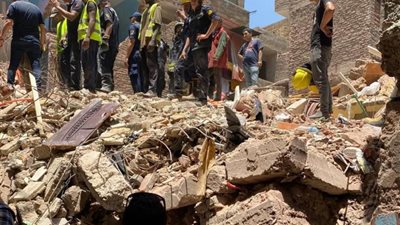 تفاصيل معاينة النيابة الإدارية لعقار حدائق القبة المنهار