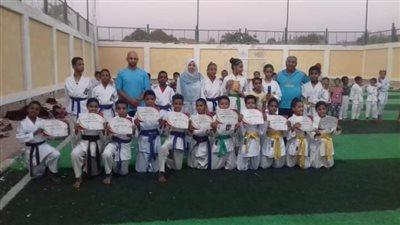 مركز شباب النصر بقفط ينظم مسابقة للكاراتيه