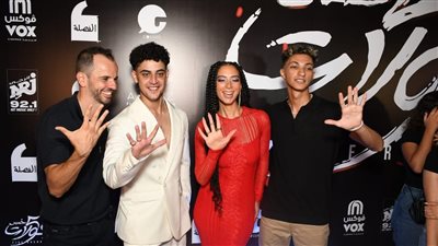 أمير كرارة محمد فراج وبسنت شوقي يساندون أبطال خمس جولات.. صور