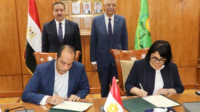   محافظ المنوفية ورئيس الجامعة يشهدان توقيع بروتوكول تعاون للدراسات العليا