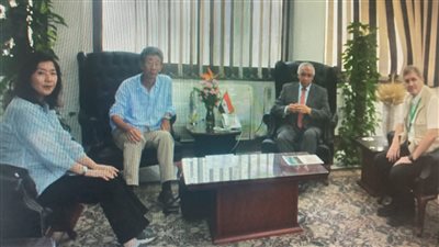 رئيس البحوث الزراعية يستقبل وفد ياباني رفيع المستوى