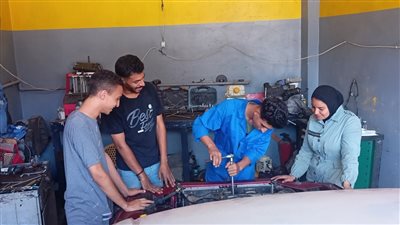 انطلاق التدريب العملي لطلاب برنامج الميكاترونكس بالمصانع فى بنى سويف