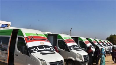 الكشف على 1021 حالة  فى  أبوصوير ضمن مبادرة 