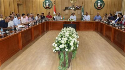  محافظ المنوفية يناقش الموقف التنفيذى للخطة الاستثمارية الجديدة