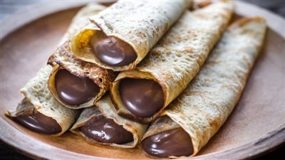 طريقة عمل كريب نوتيلا على خطى المطاعم