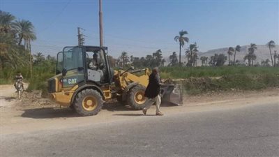 حملة مكبرة لرفع المخلفات بمجلس قروى السلامية بنجع حمادي