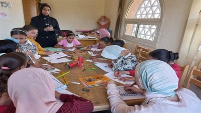 ورشة فنية وعروض سينمائية للأطفال بثقافة جمال عبدالناصر فى أسيوط  