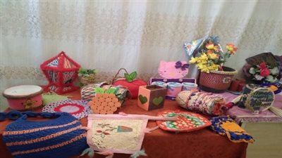  تسويق منتجات الشباب الحرفية والتراثية في مركز شباب بولاق بالخارجة