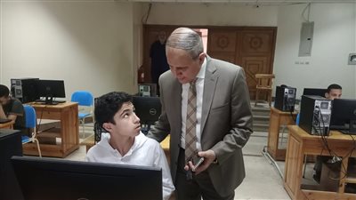 وكيل تعليم كفر الشيخ يتابع إختبارات الالتحاق بمدرسة المتفوقين  بعين شمس