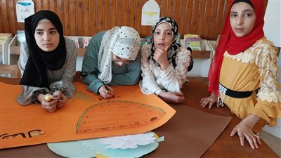 قصر ثقافة الغنايم يواصل تنفيذ مجلة الحائط 