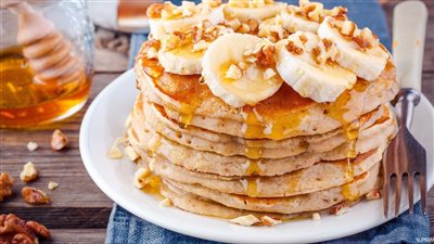 صحي ولذيذ| طريقة عمل بان كيك بالشوفان