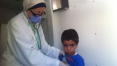 قافلةطبية تعالج 1400 مواطناُ في  قرية جبل النور  ببنى سويف 