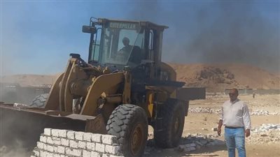 إزالة فورية لحالة تعدٍّ بقرية المحروسة بقنا