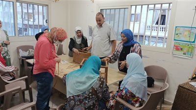 أنشطة مراكز الفنون وتنمية الإبداع لذوي القدرات والهمم بمركز شباب السلام بالقاهرة