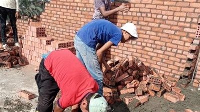 إزالات فورية لتعديات بناء علي الأراضي الزراعية بالشرقية