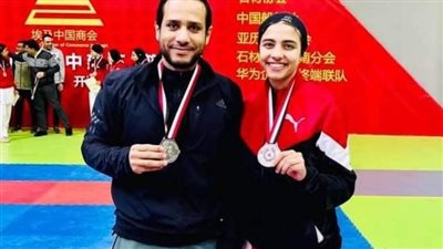 فوز لاعبة ههيا الرياضي بالميدالية الذهبية فى بطولة إفريقيا للكاراتية  