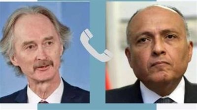  وزير الخارجية يتلقى اتصالاً من المبعوث الأممي لسوريا