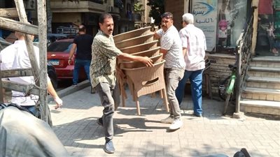  حملات مكثفة لرفع الإشغالات والمخالفات بالسيدة زينب