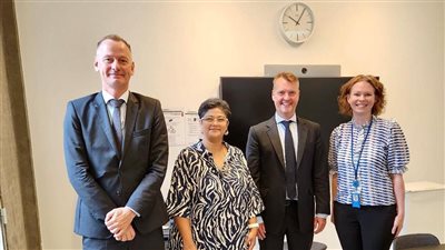 نميرة نجم في الدنمارك تؤكد علي حق الانسان في اللجوء