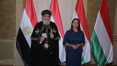 رئيسة المجر تستقبل البابا تواضروس بالقصر الجمهوري ببودابست