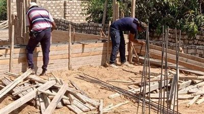 إزالة فورية لحالة تعد بقرية الرحمانية بقنا
