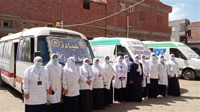 الكشف على 1652مريضًا في قافلة علاجية بكفر يوسف بالدقهلية 