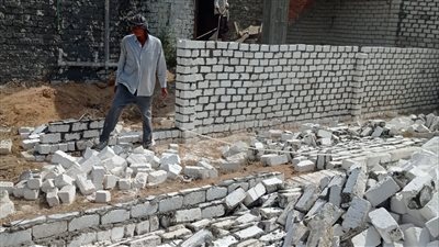 إزالة 23 حالة تعد على الأراضي الزراعية بالبحيرة