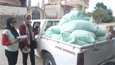 ضبط 4 طن ونصف دقيق مدعم قبل بيعه بالسوق السوداء بالإسماعيلية