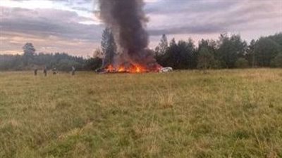  لحظة سقوط الطائرة الخاصة وتحطمها شمال موسكو (شاهد) 