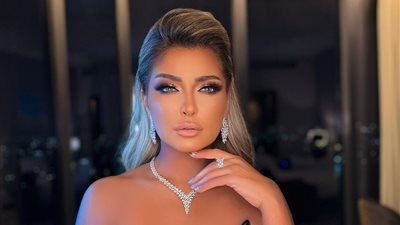 الألماس يسيطر على إطلالة علا غانم في مهرجان القاهرة للدراما