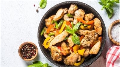 فخارة الدجاج مع الخضار للرجيم