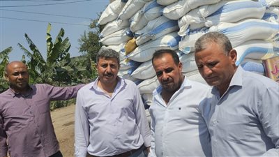 ضبط 18 طن جبس زراعى وملح طعام مجهول المصدر بالبحيرة