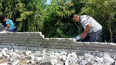 حملات تموينية وإزالة إشغالات وتعديات على أراضٍ زراعية بكفر الشيخ