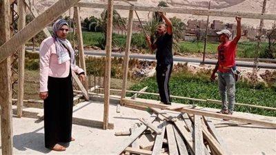 إزالة فورية لحالات التعدي على الأراضي بنجع حمادي بقنا