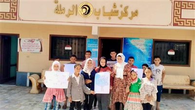 كفر الشيخ تنظم مسابقة فنية في الرسم الفورى بمراكز شباب سيدى غازى 