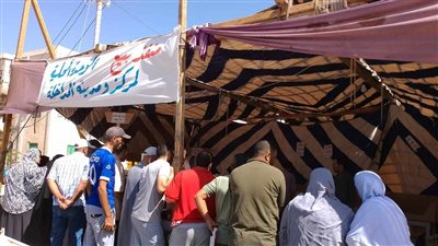 استمرار بيع الخضروات والفاكهة بمنفذ حى الزهور بمدينة موط