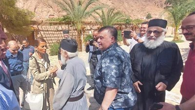 زيارة وفد المكتب الإقليمي لليونسكو لمشروع التجلي الأعظم بسانت كاترين