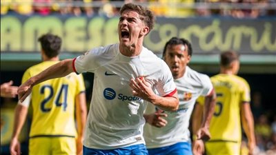 برشلونة يفوز بصعوبة على فياريال برباعية في الدوري الإسباني