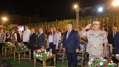 محافظ دمياط تشارك احتفالات مدينة دمياط الجديدة بعيدها السنوي 
