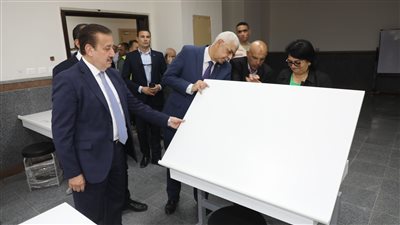  محافظ المنوفية ورئيس الجامعة يتفقدان استعدادات الجامعة الأهلية