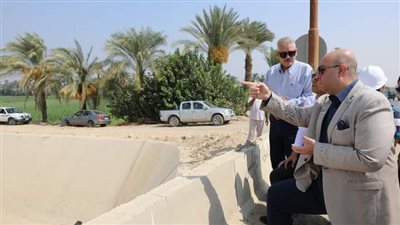 محافظ بني سويف يتفقد مخر سيل سنور استعدادا لموسم الأمطار