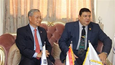 الدكتور أمجد الوكيل يستقبل الوفد الكورى لموقع المحطة النووية بالضبعة