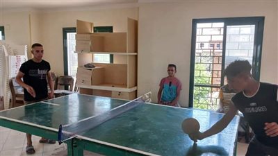 منافسات الفردي لدورة تنس الطاولة بمركز شباب بهتا بالمراغة