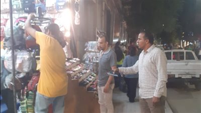 حملة لرفع الاشغالات وجميع الأعمال والعوائق الموجودة في حي شرق اسيوط