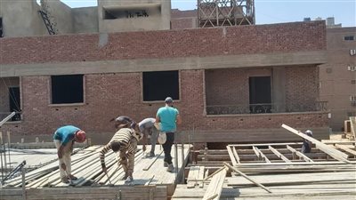 حملة ازالة البناء المخالف بشبرا الخيمة