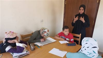 ورشة فنية للأطفال بثقافة جمال عبد الناصر ببني مر بأسيوط  