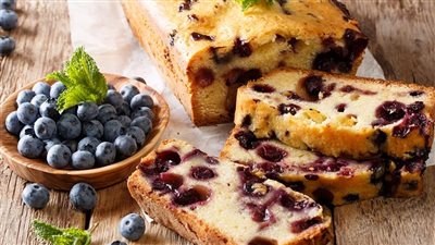 حضري كيكة البلوبيري بخطوات سهلة وسريعة 