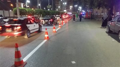 حركة السيارات بشارع الهرم والمريوطية مساء اليوم